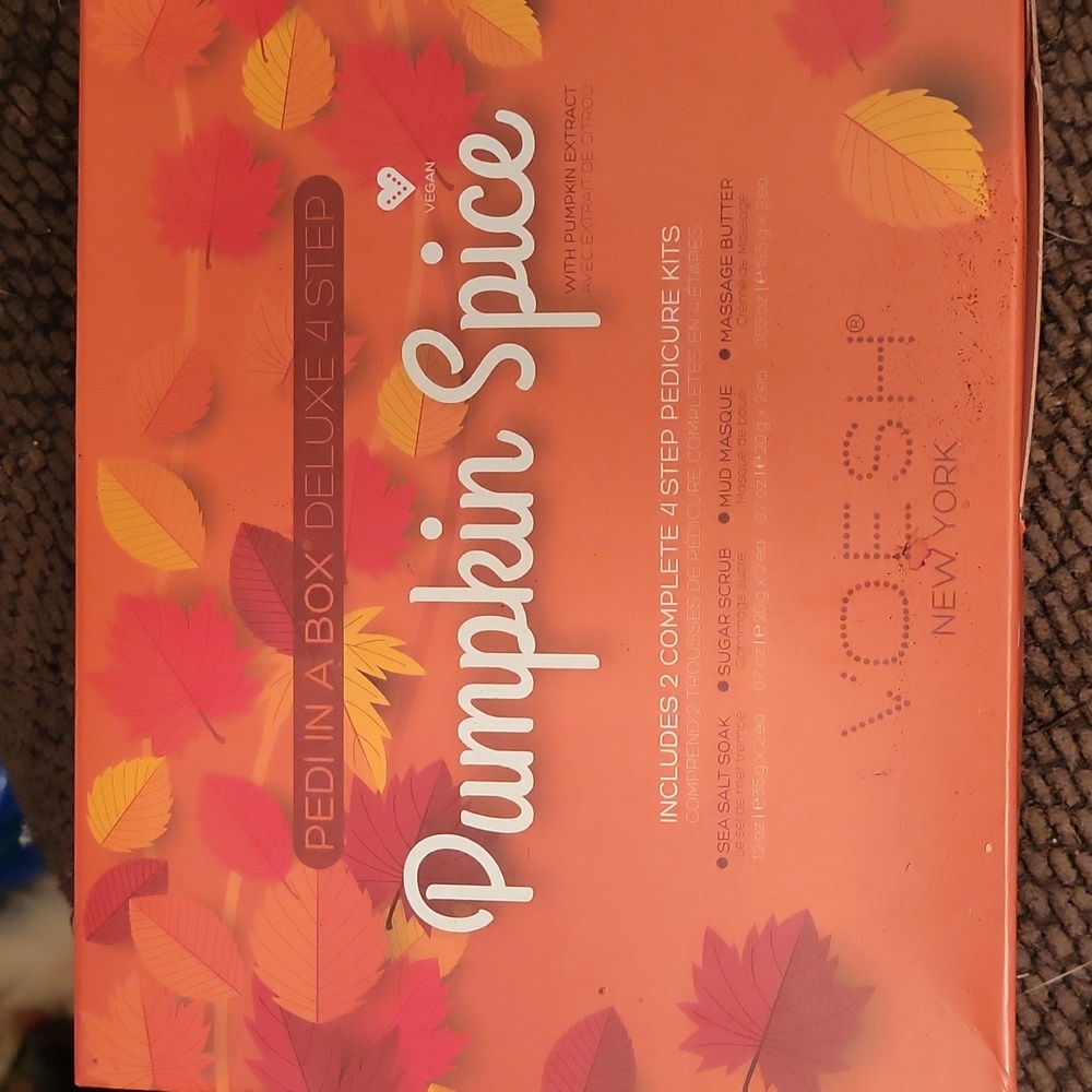 VOESH Pumpkin Spice Pedi in a Box- 2 Complete Kits